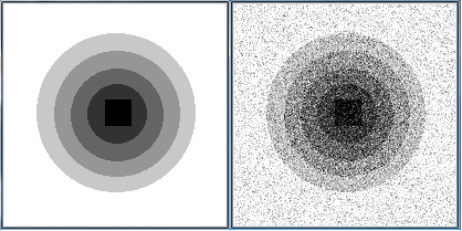 Image processed by simulated annealing and Markovian Gaussian model without data attachment