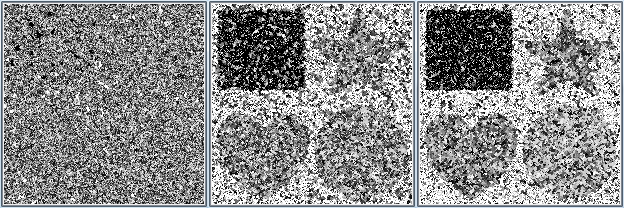 Initial image with Gaussian noise of amplitude 50