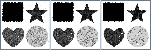 Image processed by simulated annealing and Potts model for β = 50